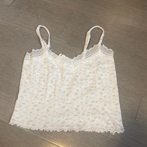 tank top with little pink flowers